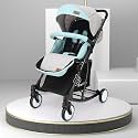 R for Rabbit Rock N Roll Baby Stroller Compact Travel Friendly Pram for Baby, Stroller Turn Rocker, Kids Pram & Strollers for Boys & Girls of 0-3 Years |(Sea Green)