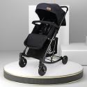 R for Rabbit Rock N Roll Stroller Compact Travel Friendly Pram for Baby, Stroller Turn Rocker for Baby, Kids Pram and Strollers, Prams for Boys and Girls of 0 to 3 Years (Black)