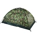 Military Picnic Camping Portable Waterproof 2/4 Person Outdoor Dome Tent (Army Color Tent (4 Person Tent)