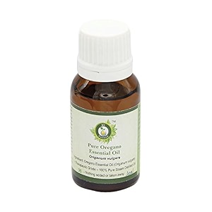 r v essential pure oregano essential oil 15ml- origanum vulgare 100 pure and natural steam distilled for skin face hair body nails scalp massage aromatherapy diffuser soap candle perfume making