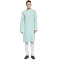 RG DESIGNERS R VASUDEV Solid Cotton Kurta
