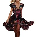 R.Vivimos Women39s Summer Vintage Floral Print Deep