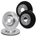 R1 Concepts Front Rear Brake Rotors and Drum Fits 2006-2008 Chevrolet HHR