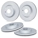 R1 Concepts Front and Rear Brake Rotors Fits 2020-2026 Tesla Y