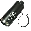 Austin Racing Indian Silencer for All Type of Scooty and Bike (Black)
