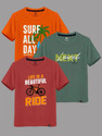Raax Boys Printed Pure Cotton Regular T Shirt