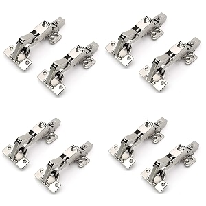 rab auto hinges stainless steel auto-close for full overlay for cabinet hinges  code-auto hing 180 degree pack of 4 pair 