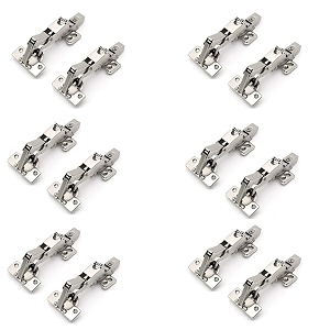 rab auto hinges stainless steel auto-close for full overlay for cabinet hinges  code-auto hing 180 degree pack of 6 pair 