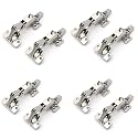 RAB Auto Hinges Stainless Steel Auto-Close for Full Overlay for Cabinet Hinges ( CODE:-AUTO Hing 180 Degree, Pack of 4 Pair )
