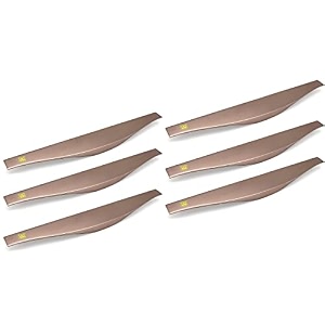rab handle aluminum kitchen and office drawercabinetdoorwardrobe pull handle code- hand f 125 finish- rose gold size- 1034 pack of 6
