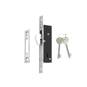 rab sliding lock ms iron for door code- lock sliding regular with 2 indian keys pack of 1 pcs lock 1 pcs