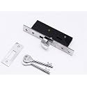 RAB Sliding Lock MS (Iron) for Doors with Security Locking Mechanism and Safety Purpose (Code:- Lock Sliding 100mm, Keys:- 2 Indian Keys) (Pack of:- 1 pcs Lock)