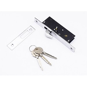 rab sliding lock ms iron for doors with security locking mechanism and safety purposecode- lock sliding 4ever keys- 2 ultra star keys pack of- 1 pcs lock