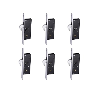 rab sliding locks ms iron for doors with security locking mechanism and safety purposecode- lock sliding 4ever keys- 2 ultra star keys pack of- 6 pcs lock