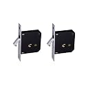 RAB Sliding Locks MS (Iron) for Doors with Security Locking Mechanism and Safety Purpose (Code:- Lock C-024 Star Key, Keys:- 2 Star Keys) (Pack of:- 2 pcs Lock)