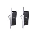RAB Sliding Locks MS (Iron) for Doors with Security Locking Mechanism and Safety Purpose(Code:- Lock Sliding 4ever, Keys:- 2 Ultra Star Keys) (Pack of:- 2 pcs Lock)
