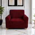 Rabhnoor Velvet 1 Seater Sofa Plain Cover