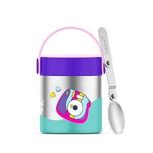 rabitat mealmate vacuum insulated food jar  stainless steel food jar for kids mealmate 418ml diva