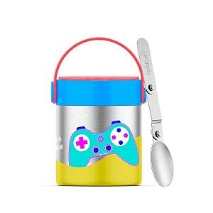 rabitat mealmate vacuum insulated food jar  stainless steel food jar for kids mealmate 418ml sparky