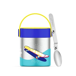 rabitat mealmate vacuum insulated food jar  stainless steel food jar for kids mealmate 418ml spunky