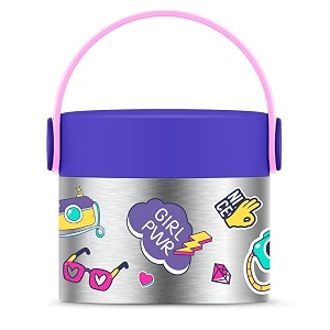rabitat snackmate - diva i baby formula  snack food jar  stainless steel food jar for kids 218ml