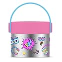 rabitat SNACKMATE - Miss Butters I Baby Formula + Snack Food Jar | Stainless Steel Food Jar for Kids (218ml)