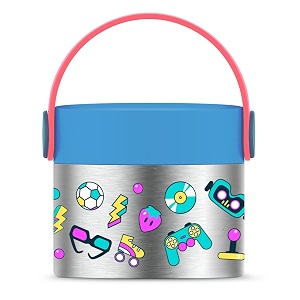 rabitat snackmate - sparky i baby formula  snack food jar  stainless steel food jar for kids 218ml
