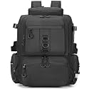 Rabjen Fishing Tackle Backpack, 45L Storage Waterproof Travel Bag Store Fishing Gear with Insulated Top Pocket