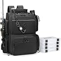 Rabjen Fishing Tackle Backpack with Rod Holders, Bottle Holder, Storage Bag Store Fishing Gear