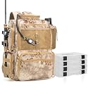 Rabjen Fishing Tackle Backpack with Rod Holders, Bottle Holder, Storage Bag Store Fishing Gear