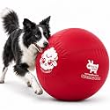 Race&amp;Herd 25" Original Herding Ball — Cover, Inner Ball &amp; Pump (Cherry)