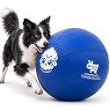 Race&amp;Herd 25" Original Herding Ball — Cover, Inner Ball &amp; Pump (Ocean)
