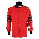 RaceQuip 111017RQP 110 Series Race Jacket SFI 3.2A/1 Red/Black Stripe 2XL