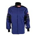 RaceQuip 111026RQP 110 Series Race Jacket SFI 3.2A/1 Blue/Black Stripe XL