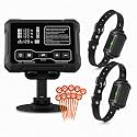 Radar Wireless Dog Fence System for 2 Dogs, Up to 1 Acre