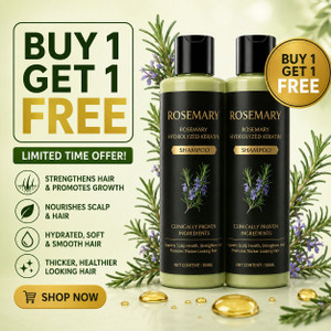 Radgettim Organic Rosemary Hair Growth Shampoo Natural