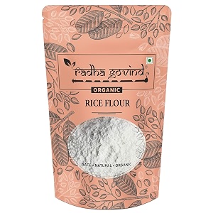 radha govind organic rice flour  chawal ka aata 1000 gram certified organic