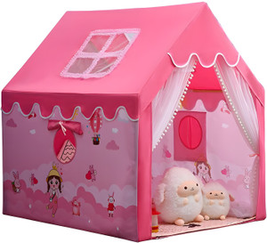 radhe enterprise girls and boys extremely light weight play theme tent house for kids princess