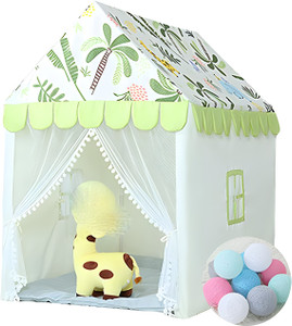 radhe enterprise girls and boys extremely light weight play theme tent house for kids