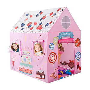 radhe enterprise kids play house tent for 10 year old girls and boys happy birtheday multicolor