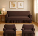 RADHE ENTERPRISES Polycotton 311 Seater Sofa Geometric