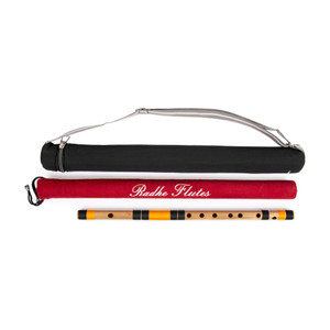 radhe flutes c sharp right hand middle octave with hard case bamboo flute