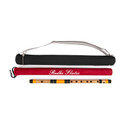 Radhe Flutes C Sharp Right Hand Middle Octave With Hard Case Bamboo Flute