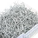Radhesh Creation and Jewellery 26mm Sharp Steel Silver Pointed Needle, Office Needle, Paper Needle= (Pack of 400)