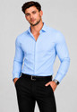 RADHI FASHION Men Solid Formal Light Blue