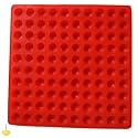 Radiance Store Ghee Diya Batti Making Mould 100 Cavity Red Color Multipurpose Use (Silicone) 2 gm Weight