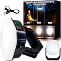 RadiantFlux Rechargeable Solar Camping Lantern, 6600mAh 4000LM Portable LED Tent Light Hanging w/ 3 Light Modes, IP65 Waterproof Emergency Lights for Camping Home Power outages & Hurricane Gear
