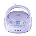 Radio CD Player with Bluetooth,FM Radio,USB MP3 Playback,AUX-in,Headphone Jack,MP3 CDs Compatible,Portable CD Players for Home or Outdoor