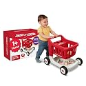 Radio Flyer Scan & Sort Shopping Cart, for Kids 1+, Red, for Indoor Play