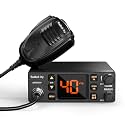 Radioddity CB-606 Pro AM/FM/PA Mobile CB Radio, 4W, 40CH, 2.2" LCD Display
